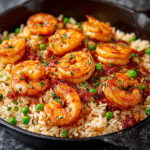 Easy Garlic Butter Shrimp and Rice