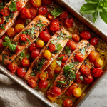 30-Minute Baked Salmon and Tomatoes