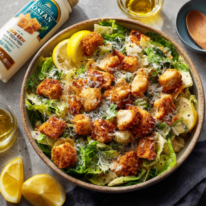 Crispy Chicken Breast "Crouton" Salad Bowls