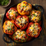Meatless Mexican Stuffed Peppers
