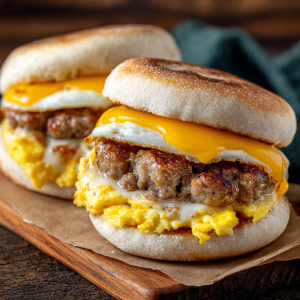 Freezer Breakfast Sandwiches
