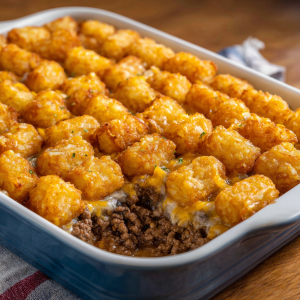 Quick and Easy Tater Tot Casserole