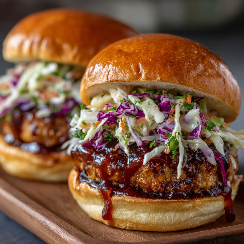 Chicken Teriyaki Burgers