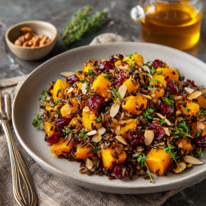 Wild Rice & Roasted Butternut Squash Salad