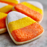 Candy Corn Cut-Out Cookies