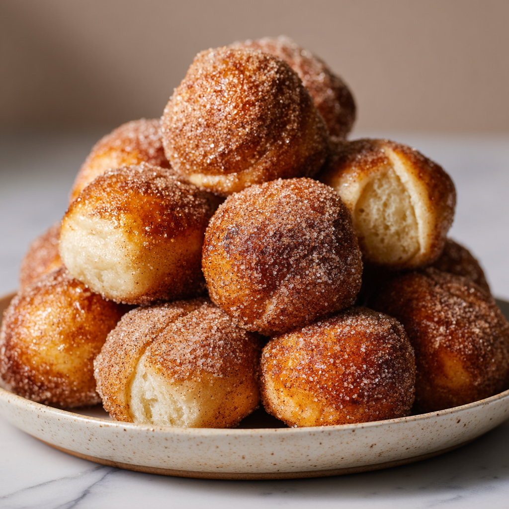 Sourdough Cinnamon Sugar Pretzel Bites