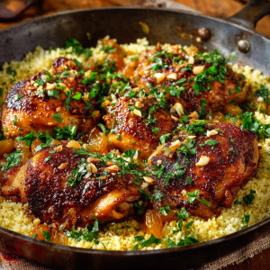 Moroccan Chicken with Couscous