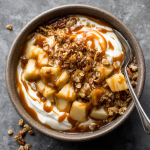 Caramel Apple Pie Yogurt Bowl