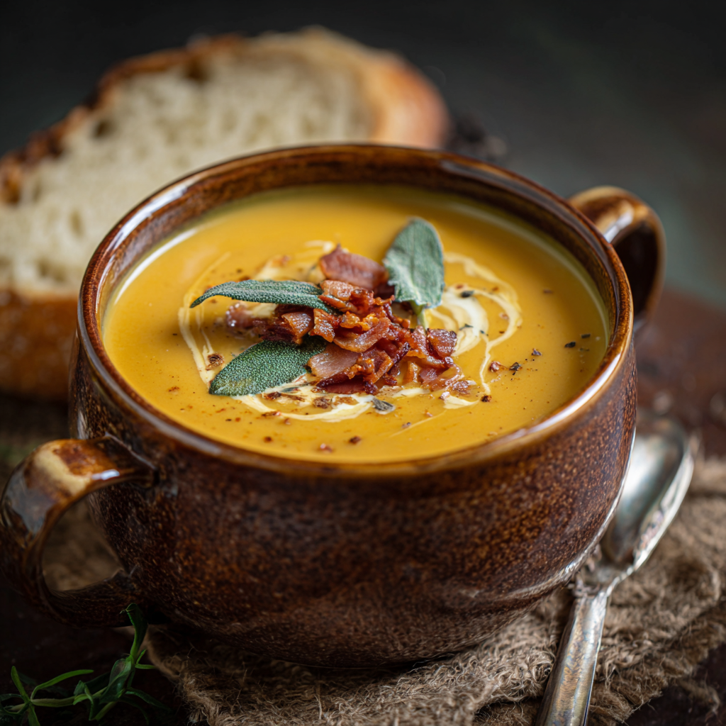 Pumpkin & Chestnut Soup