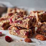 Maple Cranberry Oat Bars