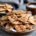Sourdough Cinnamon Sugar Crackers