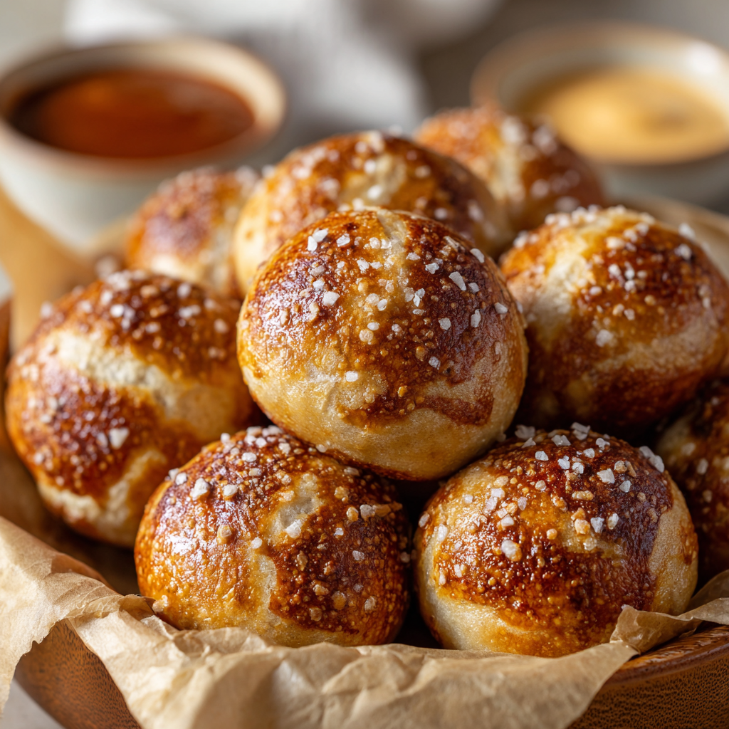 Sourdough Discard Pretzel Bites