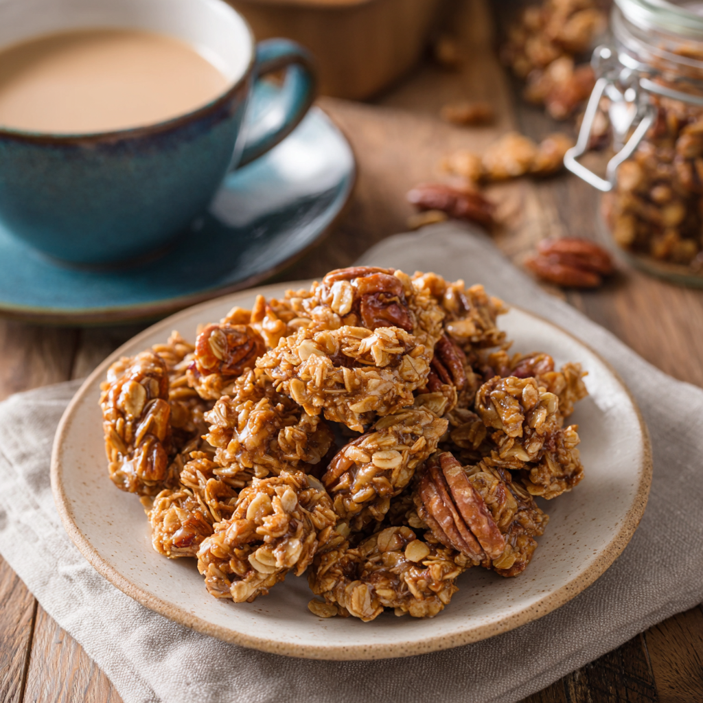 Maple Pecan Granola Clusters