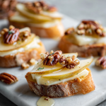 Pear & Brie Crostini