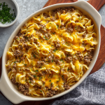 Grandma’s Hamburger Noodle Casserole