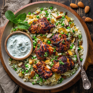 Tandoori Chicken & Cauliflower Rice Pilaf