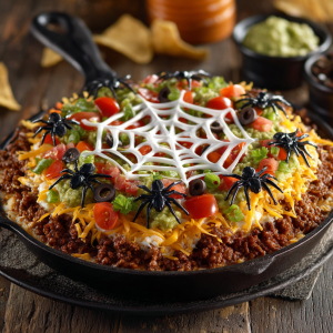 Spider Web Taco Dip