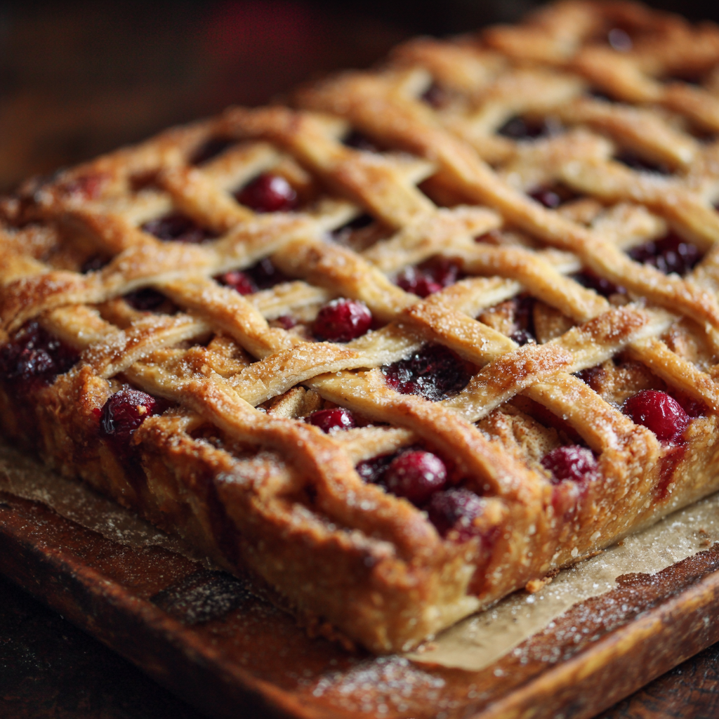Cranberry-Apple Slab Pie