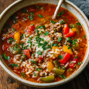 Stuffed Pepper Soup