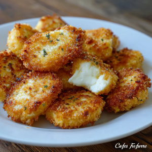 Air Fryer Mozzarella Medallions