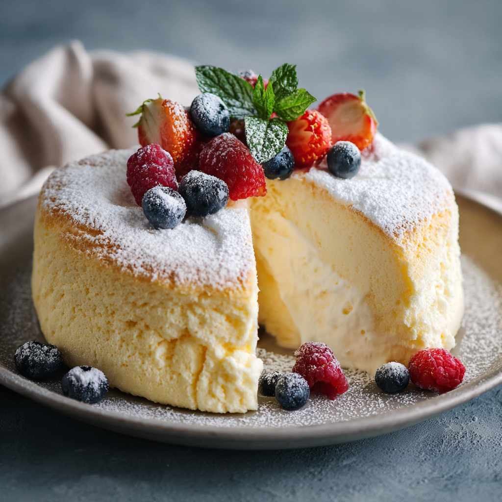 Fluffy Japanese Cotton Cheesecake