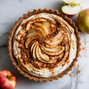 Apple Butter Cream Cheese Tart