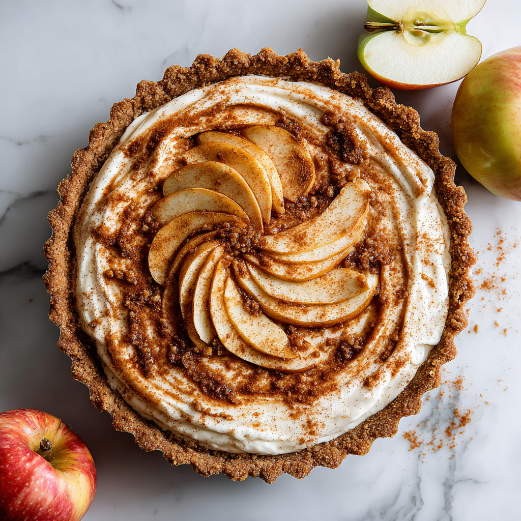 Apple Butter Cream Cheese Tart