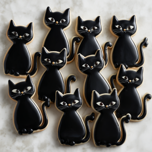 Black Cat Cookies