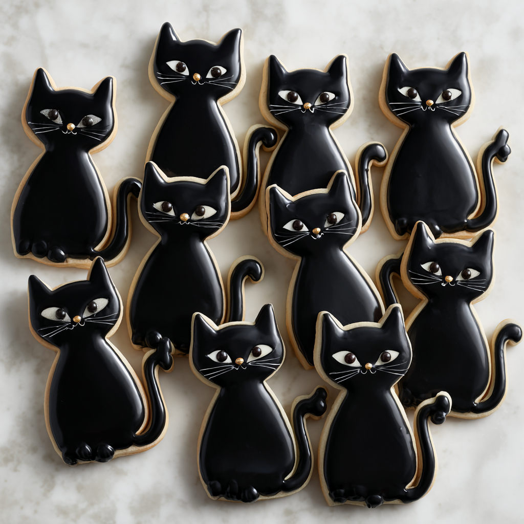 Black Cat Cookies
