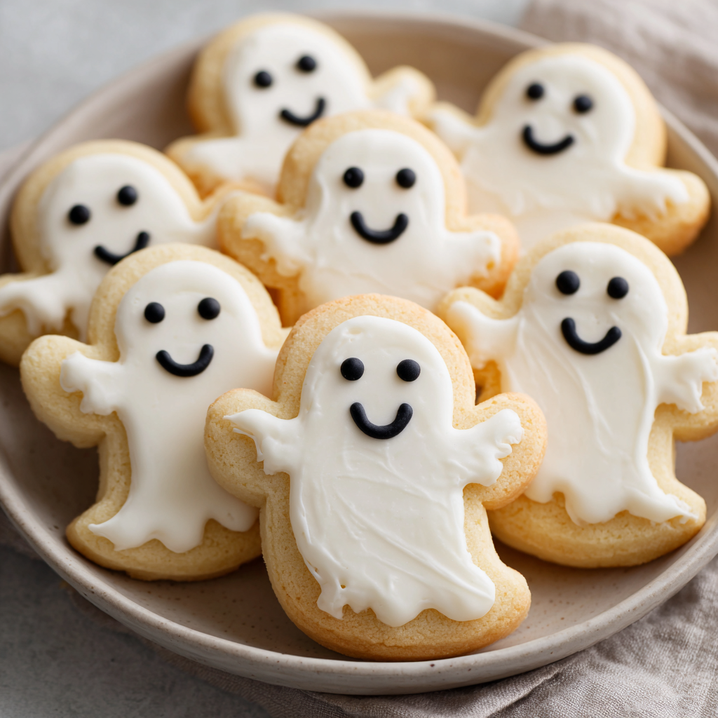 Ghost Sugar Cookies