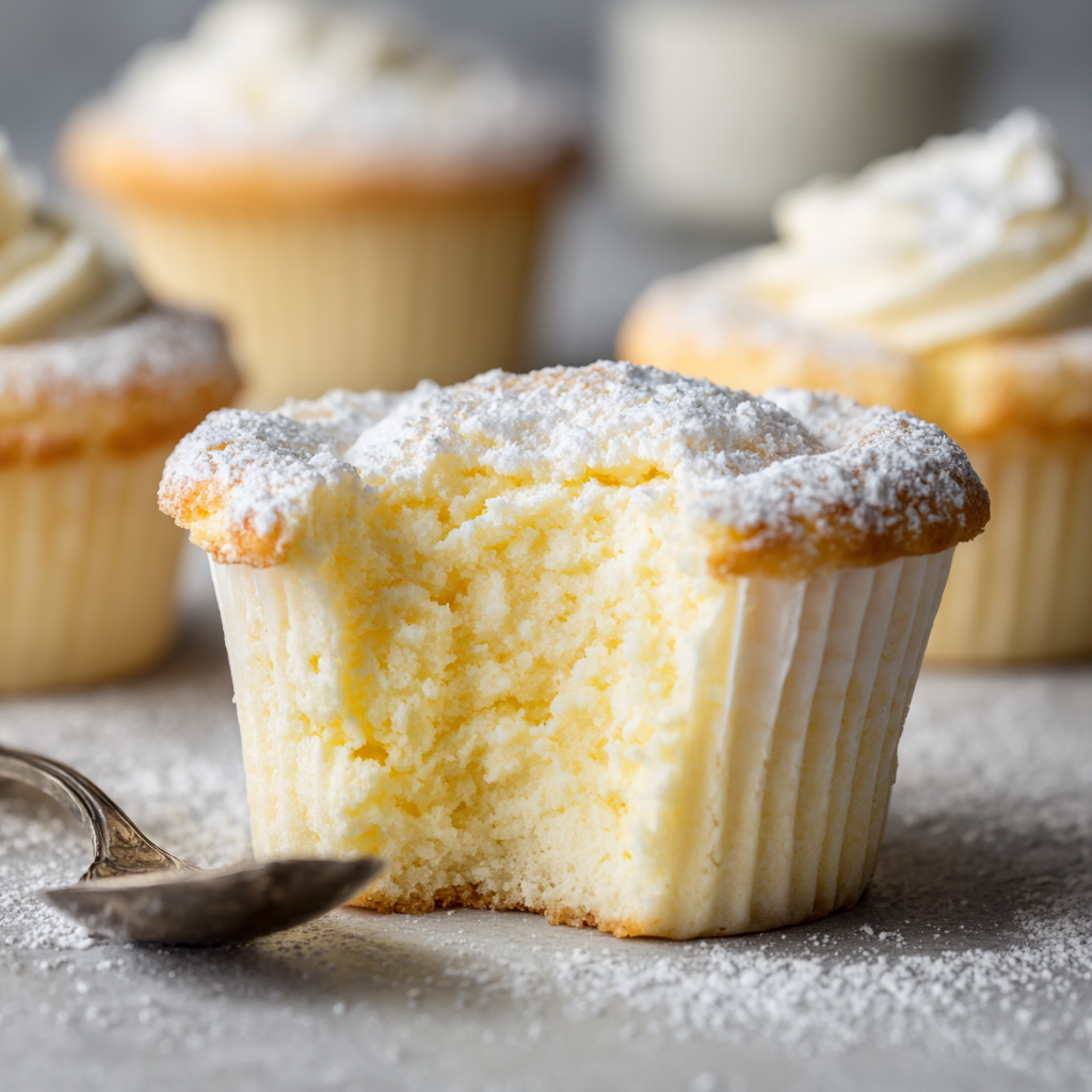 Japanese Cotton Cheesecake Cupcakes