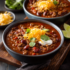 Easy Classic Beef Chili