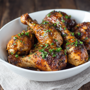 Crock Pot Maple Dijon Chicken Drumsticks