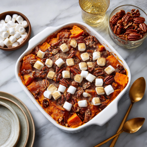 Southern Maple Sweet Potato Casserole