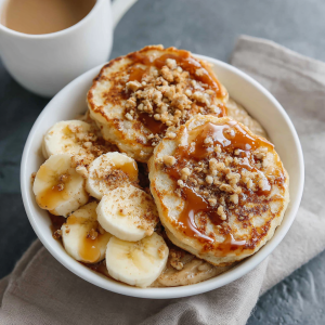 Maple Protein Pancake Bowls