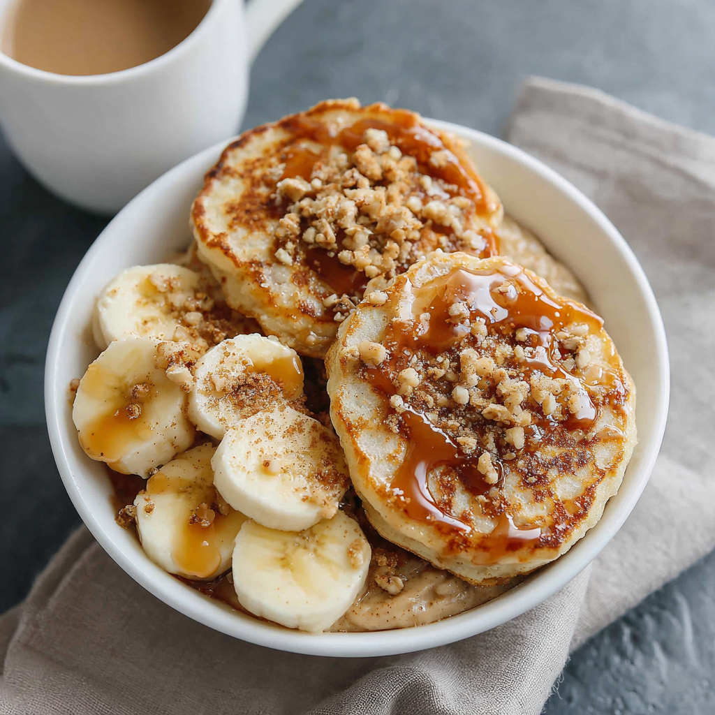 Maple Protein Pancake Bowls