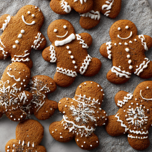 Classic Christmas Gingerbread Cookies