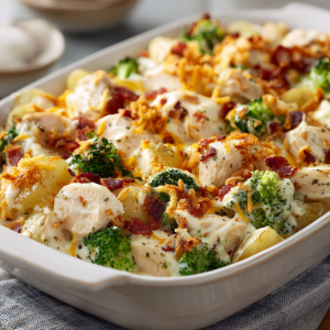 Cheesy Ranch Chicken & Potato Casserole