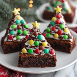 Christmas Tree Brownies