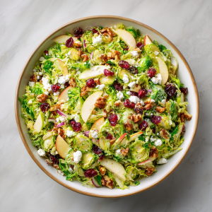 Shredded Brussels Sprouts Salad