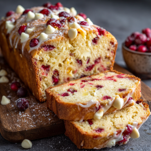 Cranberry Orange White Chocolate Chip Bread