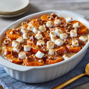 Holiday Candied Sweet Potatoes with a Twist