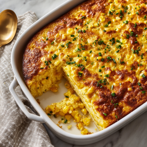 Easy Creamy Corn Casserole