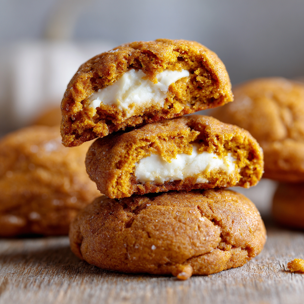 Pumpkin Cheesecake Cookies