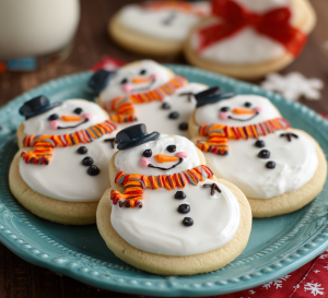 Melting Snowman Cookies