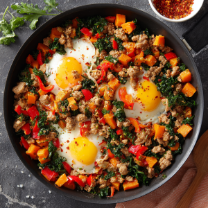 Turkey & Sweet Potato Skillet