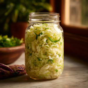 Zesty Homemade Sauerkraut