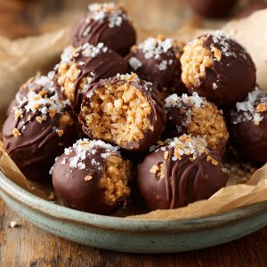 Peanut Butter Balls with Rice Krispies