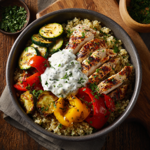Grilled Chicken & Quinoa Bowl