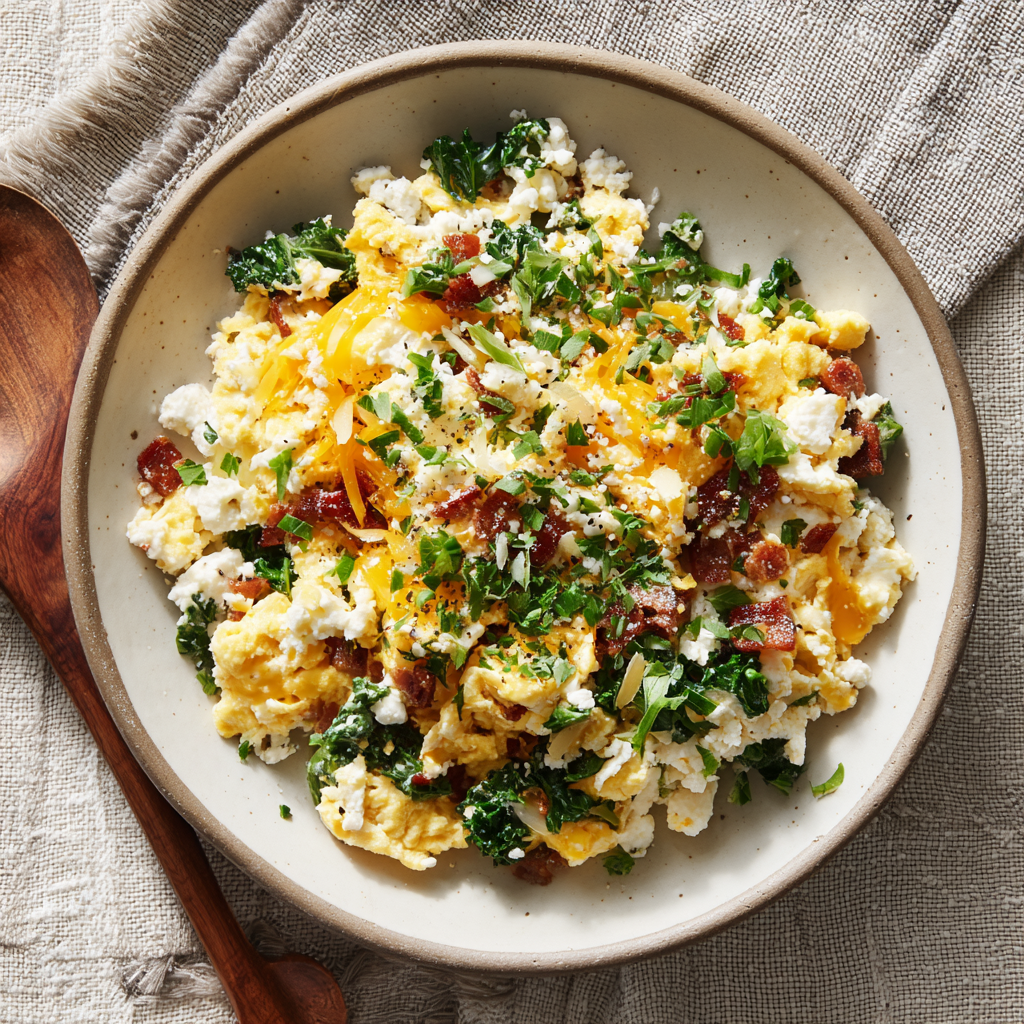 Cottage Cheese Egg Scramble